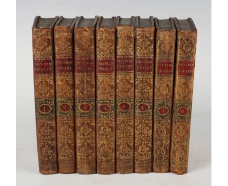 STERNE, Laurence. The Life and Opinions of Tristram Shandy, Gentleman. London: W. Strahan, J. Dodsley et al., 1782. 6 vols., 