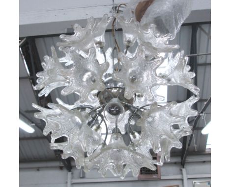 MURANO LILY 'SPUTNIK' LIGHT, 90cm H.