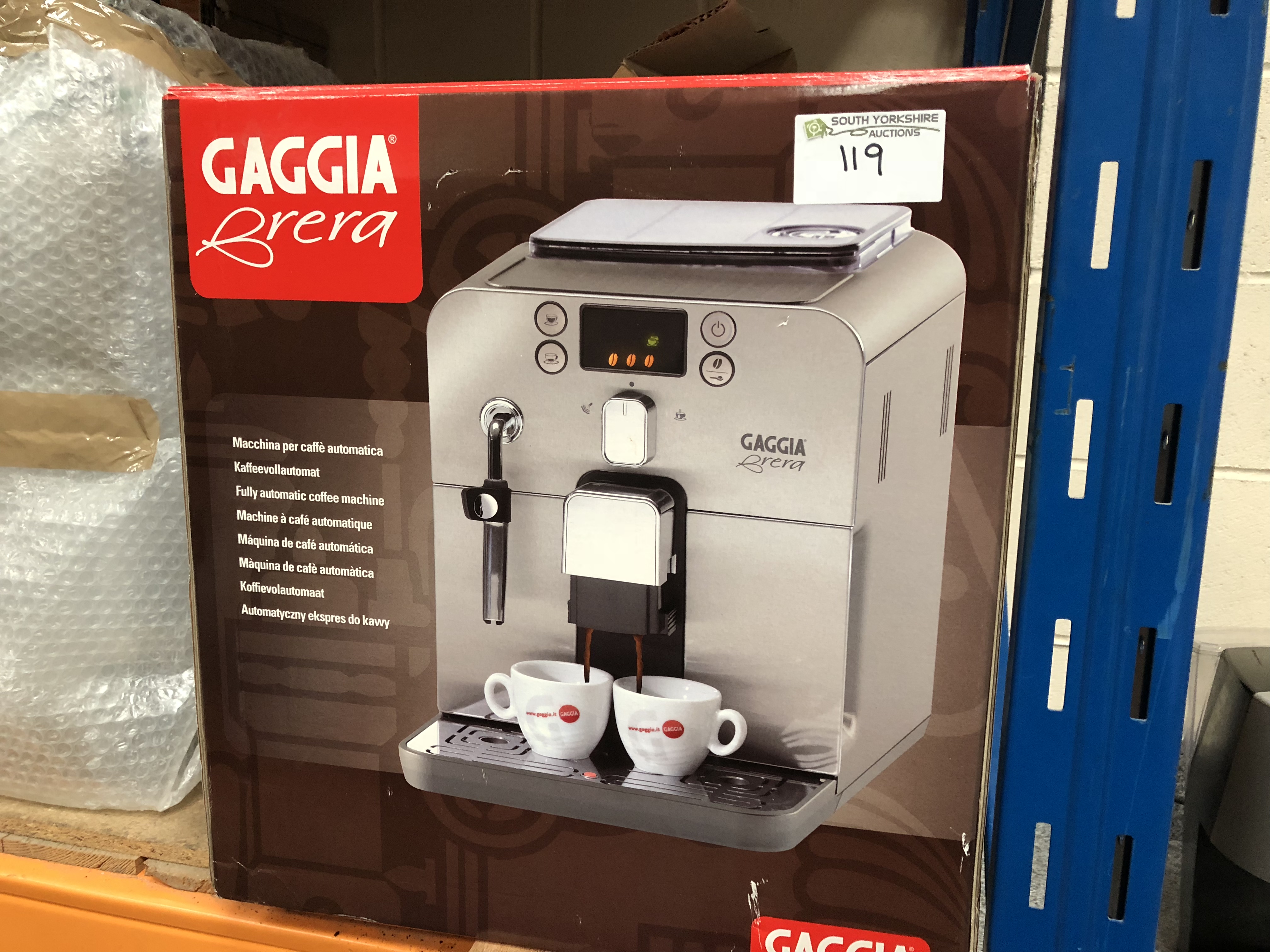 Gaggia Brera Coffee Machine with Instructions...NO VAT ON THIS ITEM