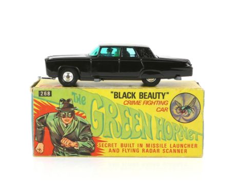 Corgi - No. 268 The Green Hornet 'Black Beauty' diecast model, boxed with inner tray, secret instructions, envelope and radar