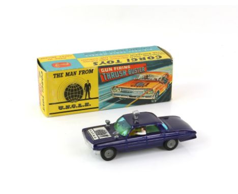 Corgi - No 497 The Man from U.N.C.L.E. Gun Firing 'Thrush-Buster' die cast model car, boxed with inner shelf and ring. Condit