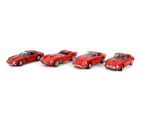 23 Die-Cast Ferrari models, all 1/18 scale and most by Burago, other makes include Ertl, Kyosho, Hot Wheels and Maisto includ