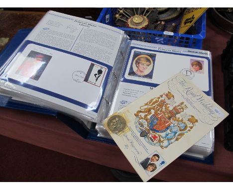 Danbury Mint, an album of FDC's, Diana Princess of Wales - July 196 - August 31 1997 (a collection of commemorative covers fe