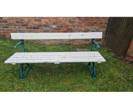 Victorian heavy cast tree branch bench, 172cm long x 49cm seat height.