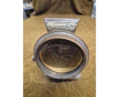 Jos Lucas Ltd "Silver King" bike lamp.