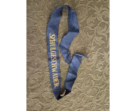 WWII German Schulgeschwader "Training Squadron" sash.