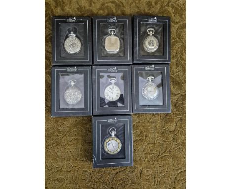 7 x Atlas Edition Heritage pocket watches