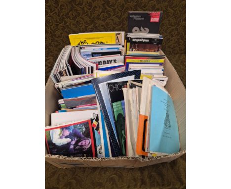 Large box lot of 1960's and later theatre programmes, National Theatre, Nottingham Playhouse, Theatre Royal, Nottingham, Roya