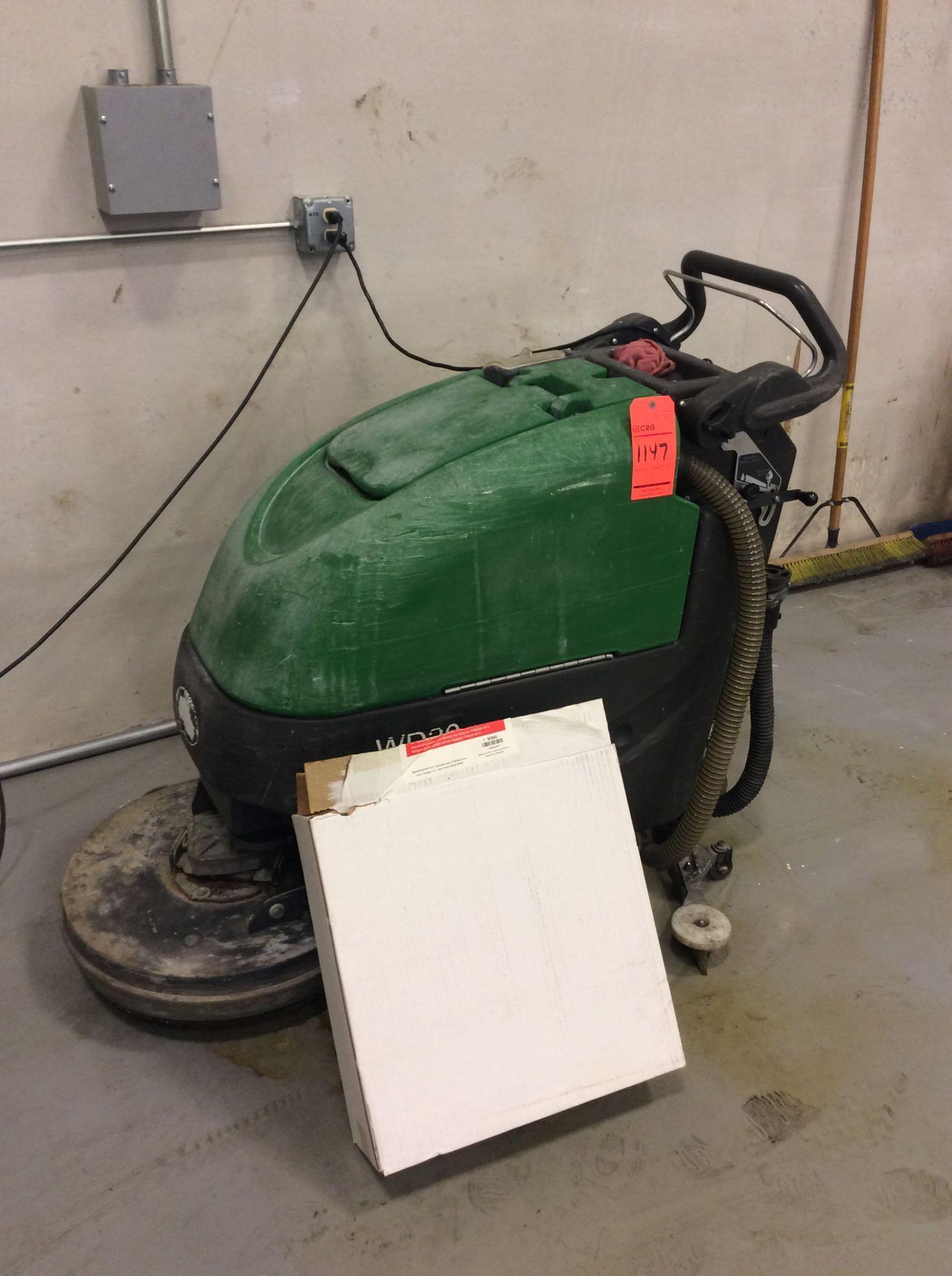 Bulldog walk behind floor scrubber, mn WD20 (LOCATED IN BATAVIA)