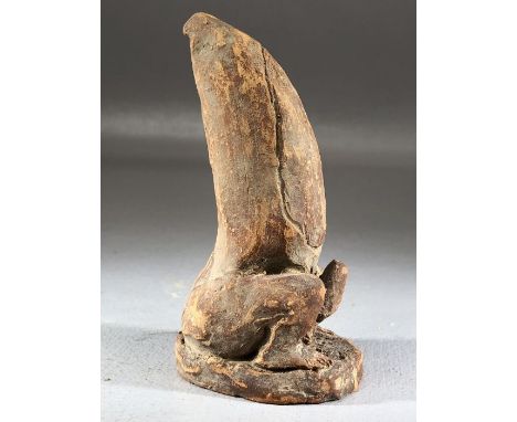 Ceramic / pottery votive or statuette of fertility consisting of a body in the form of a phallus, approx 10cm in height