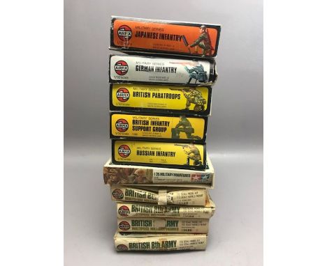 Airfix: 10 Boxed Military Series 1/32 scale boxed kits 