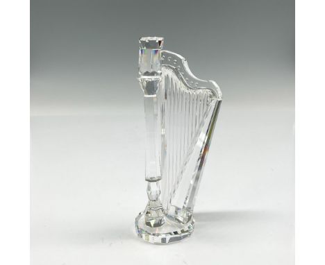 Part of the Crystal Melodies collection figure is made of clear crystal with raised cut harp strings for a realistic look. Sw