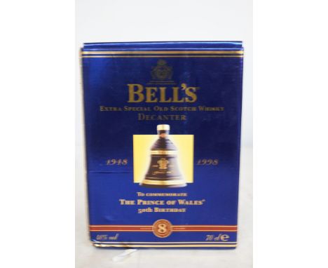 Bells extra special old scotch whisky Prince of Wales 50th Birthday unopened with box (Full)