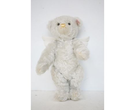 Lladro Steiff bear, 'Angel Bear', with white porcelain wings