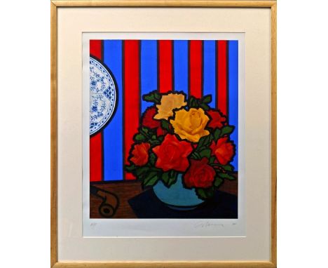 Geoffrey Raymond Reeve ARCA, British b.1936- "Still Life non P.C."; giclee print in colours, signed, inscribed 'A/P' and date