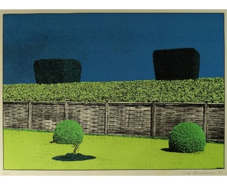 Ivor Abrahams RA, British 1935-1915- "Garden Suite V"; screenprint in colours, signed and dated 70, AP in pencil, 58x78.5cm: 