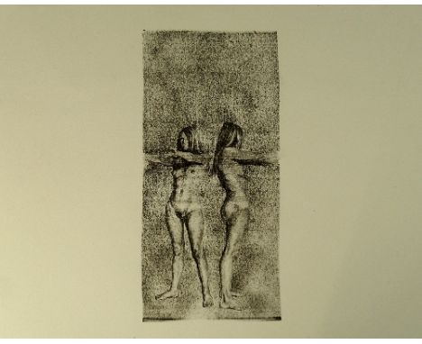 Robert Graham, American 1938-2008- Standing female nudes; lithograph, signed, inscribed 'A/P' and dated 1971 in pencil, 38.5x