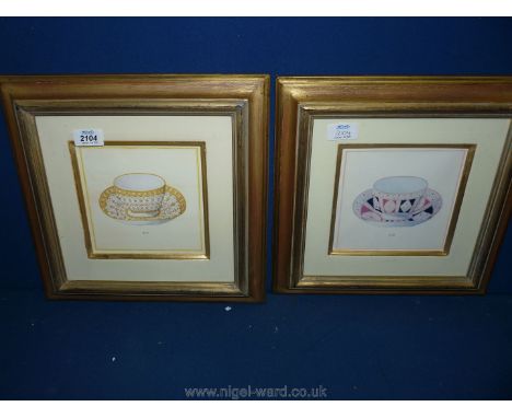 Two decorative Prints of teacups.