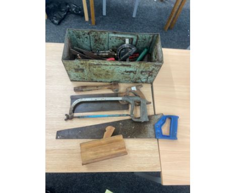 Ammunition box with a large selection of tools 