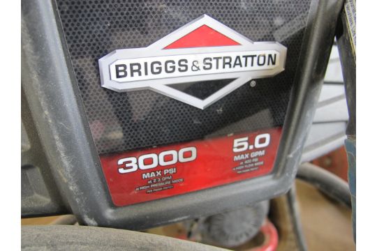 BRIGGS & STRATTON PRESSURE WASHER, MODEL 020569, SERIAL 1021518097, 190 ...