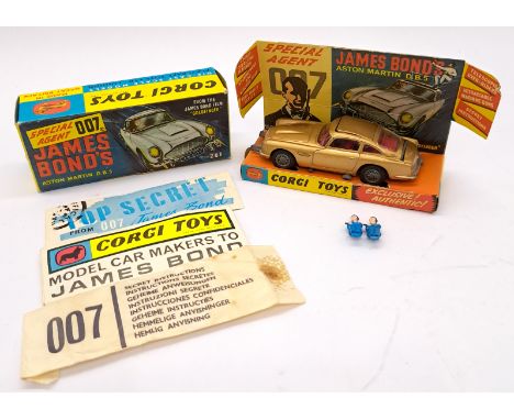 Corgi 261 "James Bond" Aston Martin DB5 (Missing Lapel Badge). Excellent within Fair to Good Packaging