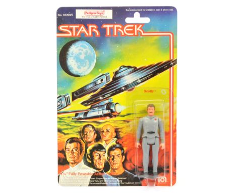 Mego Corp Star Trek Scotty 3 3/4" vintage figure. Near Mint within Excellent Packaging