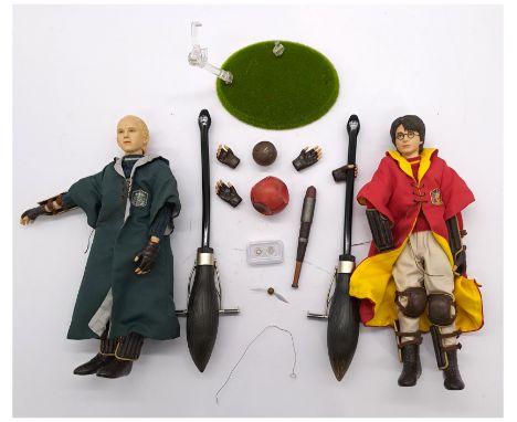 Star Ace Harry Potter 1/6 Scale Harry Potter &amp; Draco Malfoy (Quidditch) Figures. Good Plus (Unchecked if Complete)