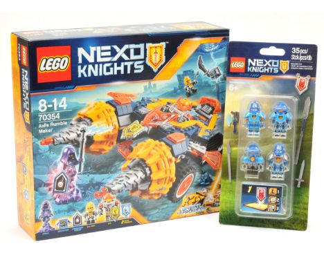 Lego Nexo Knights Axl's Rumble Maker #70354 &amp; Knight Army Blister Pack #853515. Both within Near Mint Packaging