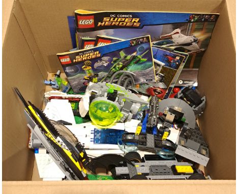 Quantity of Built Lego DC sets Includes Batman: The Riddler Chase #76012 (Unchecked if Complete), Darkseid Invasion #76028 (U