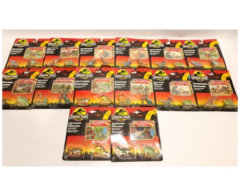Quantity of Kenner Jurassic Park Dinosaur Duo Packs 1993 Includes Ankylosaurus &amp; Hadrosaurus, Dilophosaurus &amp; Stegosa