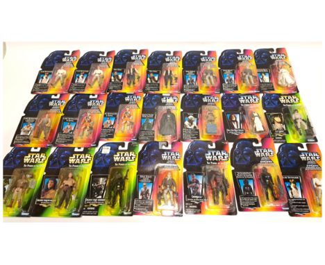 Quantity of Kenner Star Wars Power of the Force Carded Action Figure X47 Includes Luke Skywalker, Han Solo, Princess Leia, Da