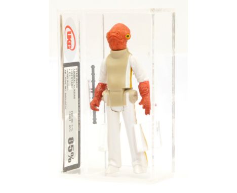 Kenner Star Wars vintage Admiral Ackbar 3 3/4" figure UKG Graded 85%, Figure 90 Paint 85.