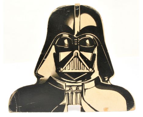 Palitoy Star Wars vintage Darth Vader Double Side promotional Store Display 50cm/42cm, Good (scuffing, some corner and edge w