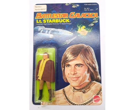 Mattel Battlestar Galactica Lt. Starbuck 3 3/4" vintage figure, Mint within Near Mint Packaging