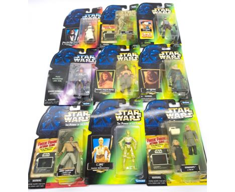 Kenner Power of the Force Star Wars Carded Figures &amp; Hasbro Revenge of the Sith Star Wars Carded Figures. Includes Darth 