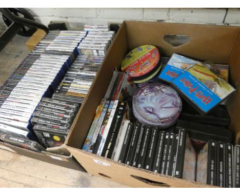 Two large boxes of Playstation 2 games, PSP games, Now I am Reading educational games, Harry Potter games etc 