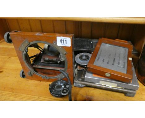 An old Thornton Picard plate Camera with accessories  