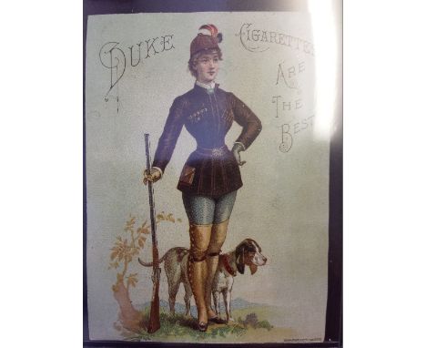 U.S.A., premium issues, inc. Duke, Jockey & Hunting; Goodwin Beauties (2), Venable advert with medallion etc., some creasing,