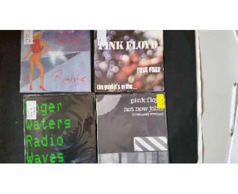 POP MUSIC, Pink Floyd 7" singles, inc. Roger Waters - Pros And Cons of Hitchhiking, HAR5228, UK first issue (M/M); Radio Wave