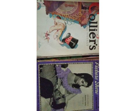 MAGAZINES, selection, inc. 1930s onwards, Billboard (4), Jazz Mirror; Life, Saturday Evening Post, Colliers, Sunday Times, Lo