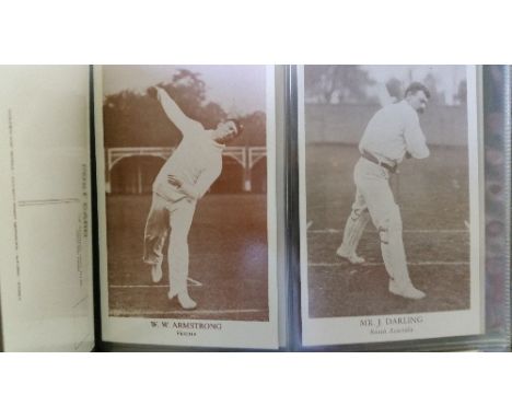CRICKET, trade cards, postcards and larger issues by County Print Services, The Golden Age Series,  (8.25 x 11.75, 28), teams