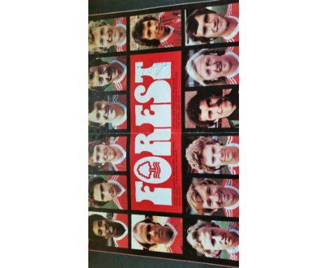 FOOTBALL, signed Nottingham Forest selection, inc. 1978 Wembley brochure (signed by whole squad), trade cards (86), Storey-Mo