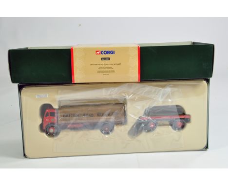 Corgi Commercial Diecast 10201 ERF Platform Lorry and Trailer. BRS. M in Box.