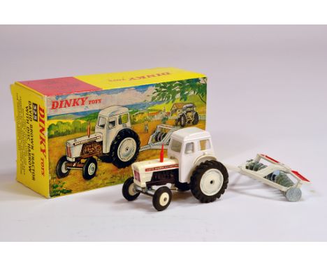 Dinky No. 325 David Brown Tractor with Disc Harrow. A fine example is NM in E Box.