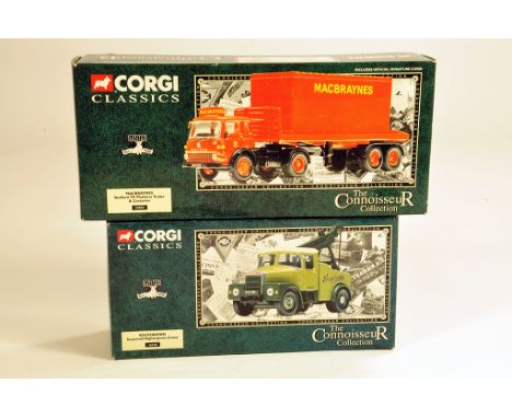 Corgi 1/50 Commercial Diecast comprising No. 22502 Bedford TK (Macbraynes) plus 16102 Scammell Highwayman (Southdown). M in B