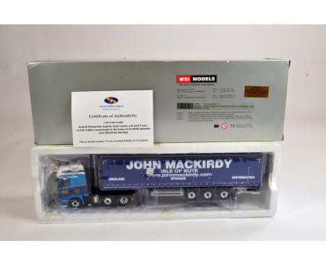 WSI Search Impex 1/50 Limited Edition High Detail Diecast Truck comprising  Scania Streamline Topline (6X2) Tractor and Trail