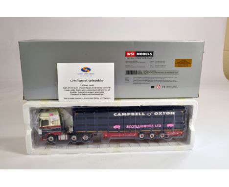 WSI Search Impex 1/50 Limited Edition High Detail Diecast Truck comprising  DAF XF510 Euro Super 6 Space (6X2) Tractor unit w