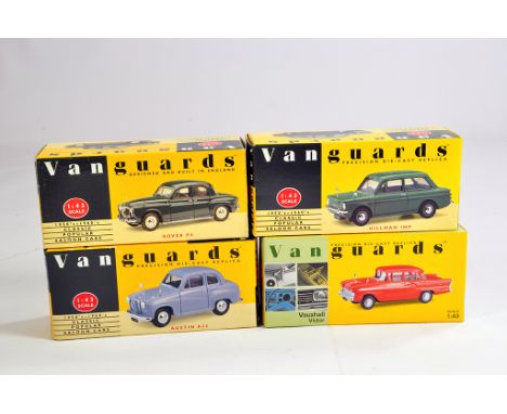 Corgi 1/43 Vanguards diecast Group comprising Rover P4, Hillman Imp, Austin A35 and Vauxhall Victor. M in Boxes. (4)