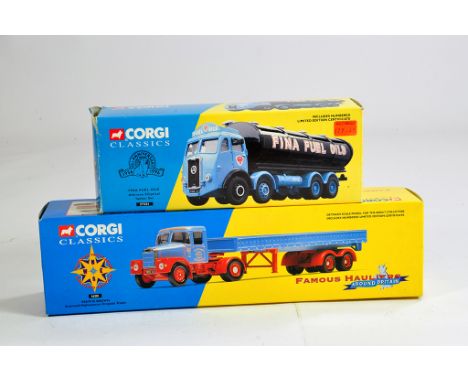 Corgi Classics Commercial Diecast issues including Atkinson Tanker (FINA Fuels) and Scammell Highwayman (Pentus Brown). M in 