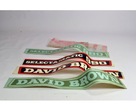 Original Genuine David Brown Tractor Decals for Selectamatic 990. 